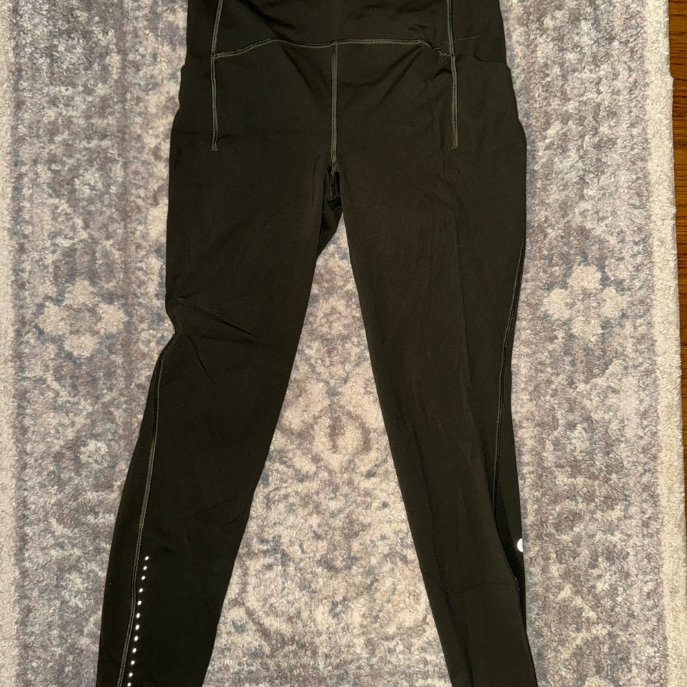lululemon athletica Dark Olive Leggings w/ pockets